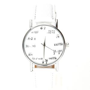 Montre blanche homme et femme pas cher