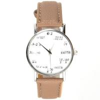 Montre beige femme et homme