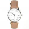 Montre beige femme et homme