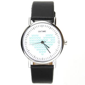 Montre quartz cadran coeur bracelet noir