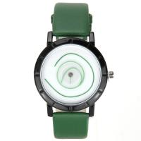 Montre analogique vert aiguilles originales