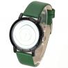 Montre analogique vert aiguilles originales