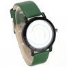 Montre analogique vert aiguilles originales