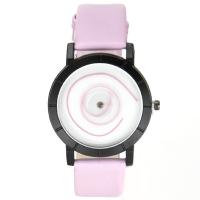 Montre cuir rose tendance