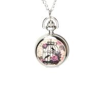 Montre femme collier avec chaîne