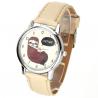 Montre femme sable bracelet cuir