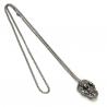 Pendentif tete de mort montre noir