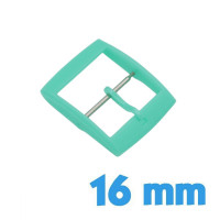 Boucle Ardillon Montre Plastique Bleu 16 mm
