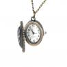 Collier montre femme rose vintage