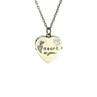 Montre pendentif coeur femme avec chaîne