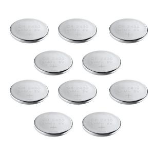 Lot de 10 Piles montre lithium 3 V  CR2430