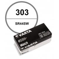 Pack de 10 Batteries 1.55 V 303 Varta alcaline pour montre