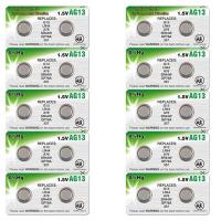 Pack de 20 Batteries de montre  AG13 1,5 V alcaline