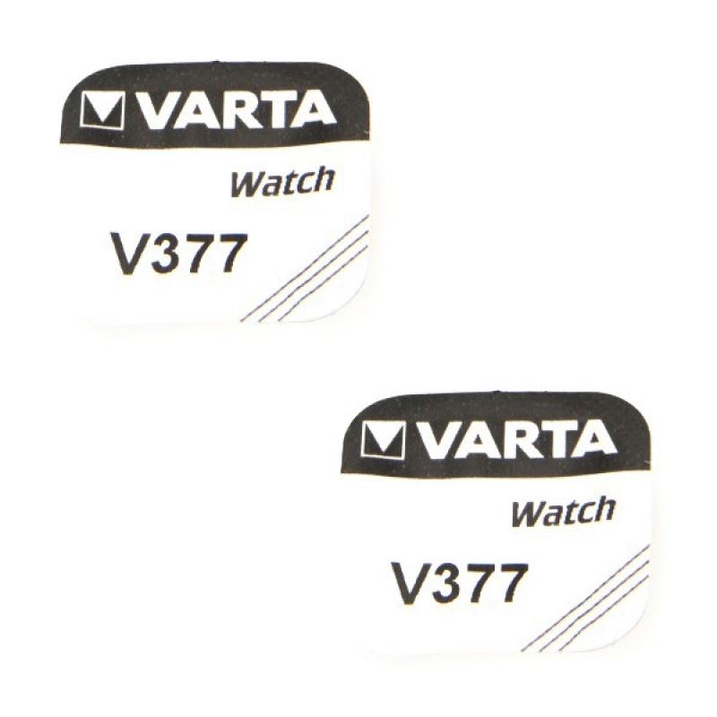 Piles pour Montre SR626SW 377 Varta 1,55 V