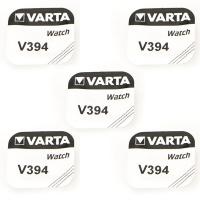 5 Batteries montre Varta 394 1,55 V alcaline