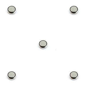 Pack de 5 Batteries de montre AG9 alcaline 1,5 V 