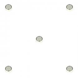 Lot de 5 Piles 1,5 V AG4 alcaline pour montre