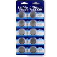 Pack de 10 Piles de montre  lithium 3 V CR2330