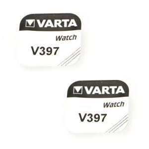 2 Piles 397 1,55 V Varta alcaline de montre