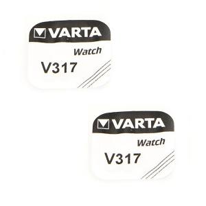 Lot de 2 Batteries pour montre alcaline 1,55 V Varta 317