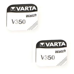 Pack de 2 Piles 350 1,55 V alcaline Varta pour montre