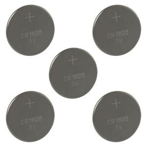 Lot de 5 Piles CR1620 3 V lithium pour montre