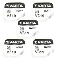 Pack de 5 Piles Varta 1.55 V alcaline 319 montre