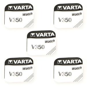 5 Piles 350 Varta alcaline 1,55 V pour montre