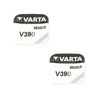 Pack de 2 Piles de montre 390 Varta 1,55 V alcaline