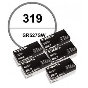 Pack de 50 Piles 319 Varta alcaline 1.55 V montre