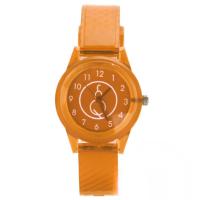 Montre enfant plastique orange pas chère