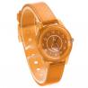 Montre enfant plastique orange pas chère