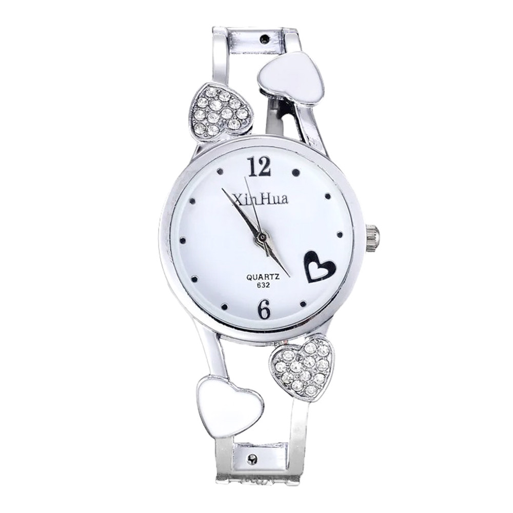 Montre clip argent femme qualité