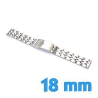 Bracelet 1.8 cm Argenté montre Acier Inoxydable