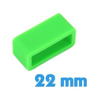 Passant pour montre 22 mm large - Vert