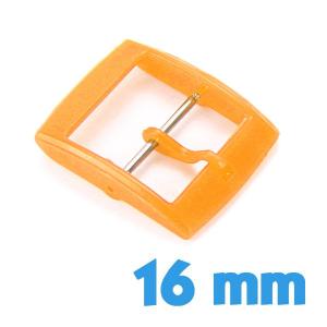 Fermoir ardillon plastique pour montre 16 mm