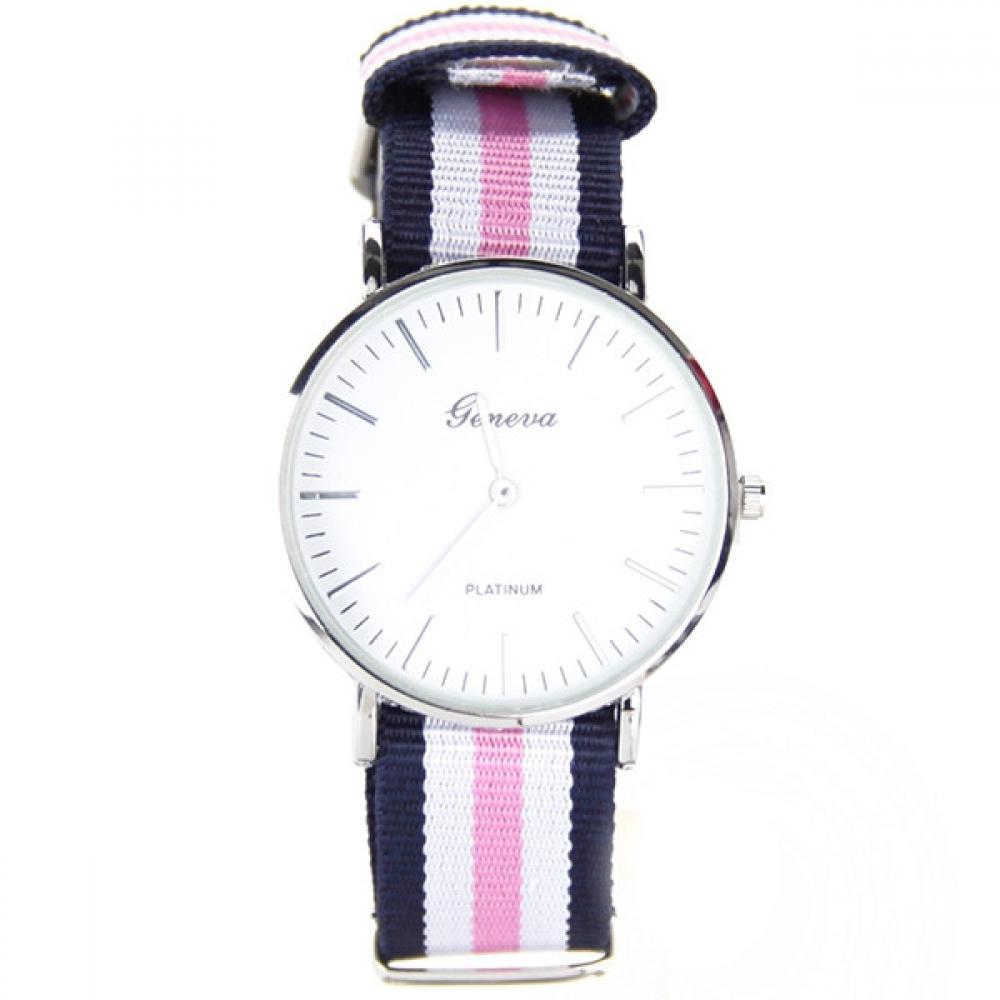 Montre geneva online bracelet tissu