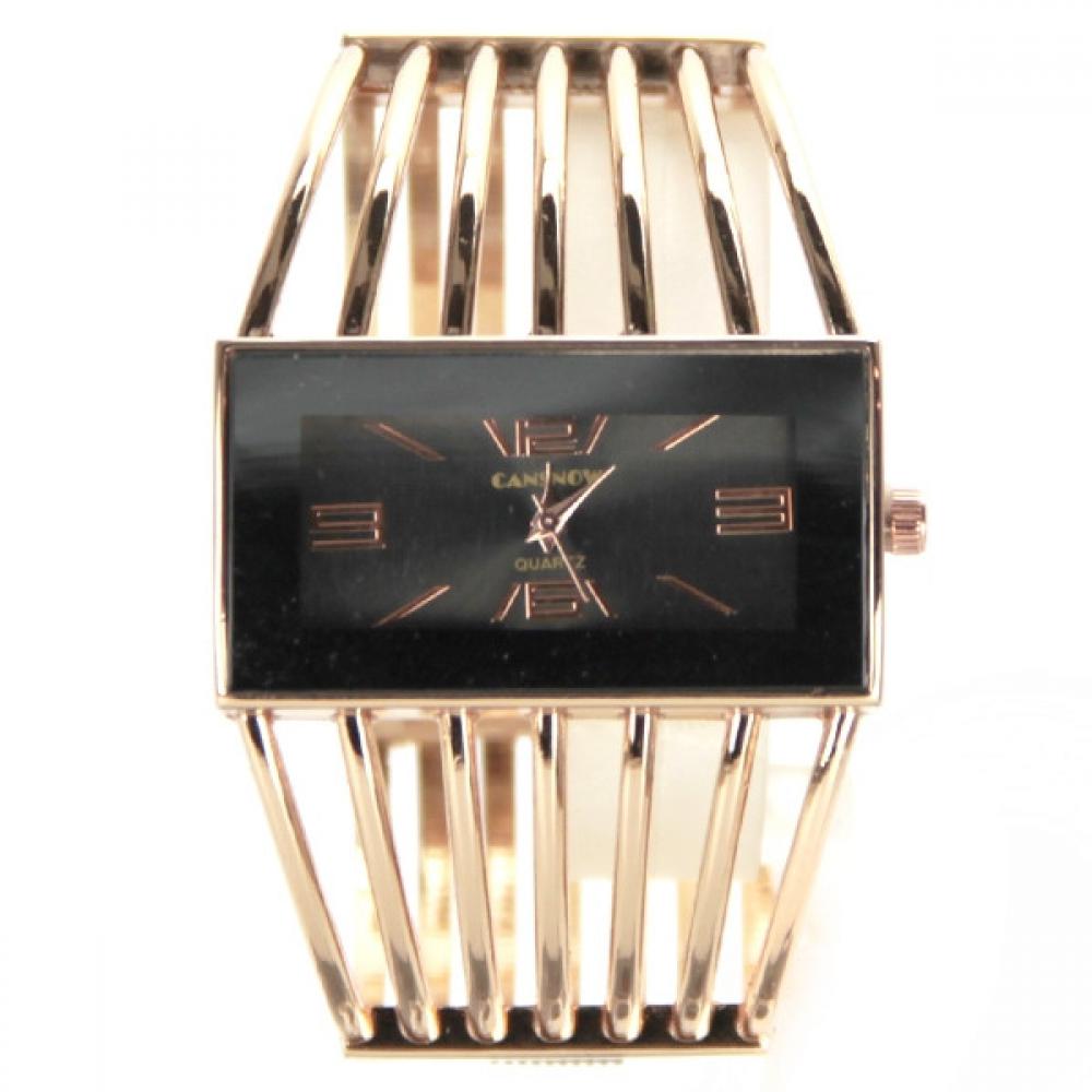 Montre Femme Marionnaud Quartz - Boîtier Argenté & Bracelet Transparent
