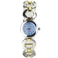 Montre femme metal bicolore