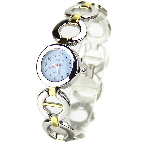 Bracelet De Montre Métallique Bicolore 20mm - Acier Inoxydable, Sans Marque