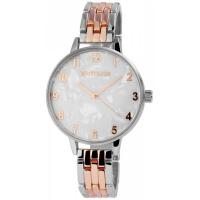 Montre acier bicolore femme marque Excellanc