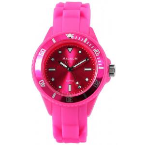 Montre femme cadran rose bracelet silicone