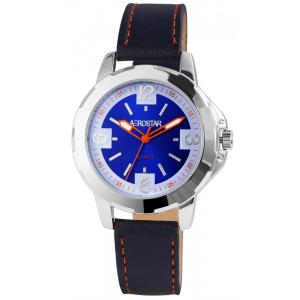 Montre noir orange marque AEROSTAR