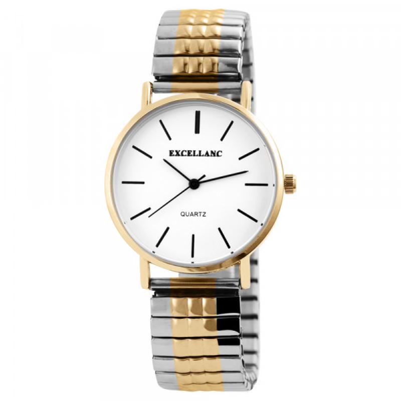 ALCENTIS Montre Femme Bracelet Extensible Dorée - Design Élégant Et Confortable