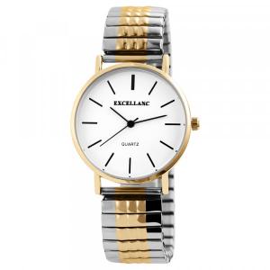 Petite Montre Femme Bracelet Elastique Doré
