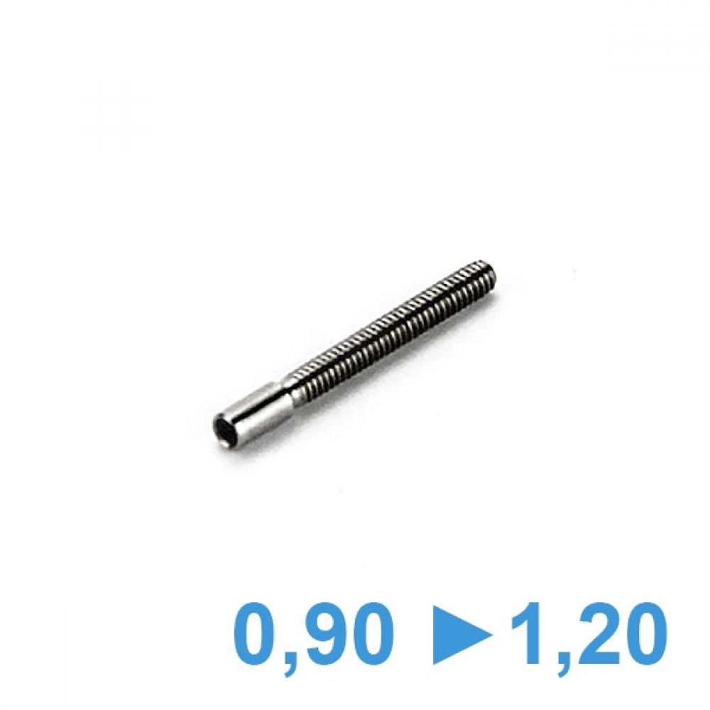 Tige De Remontoir Pour Montre A.S 8 3/4 - Longueur 17.90 Mm - Acier Français Neuf