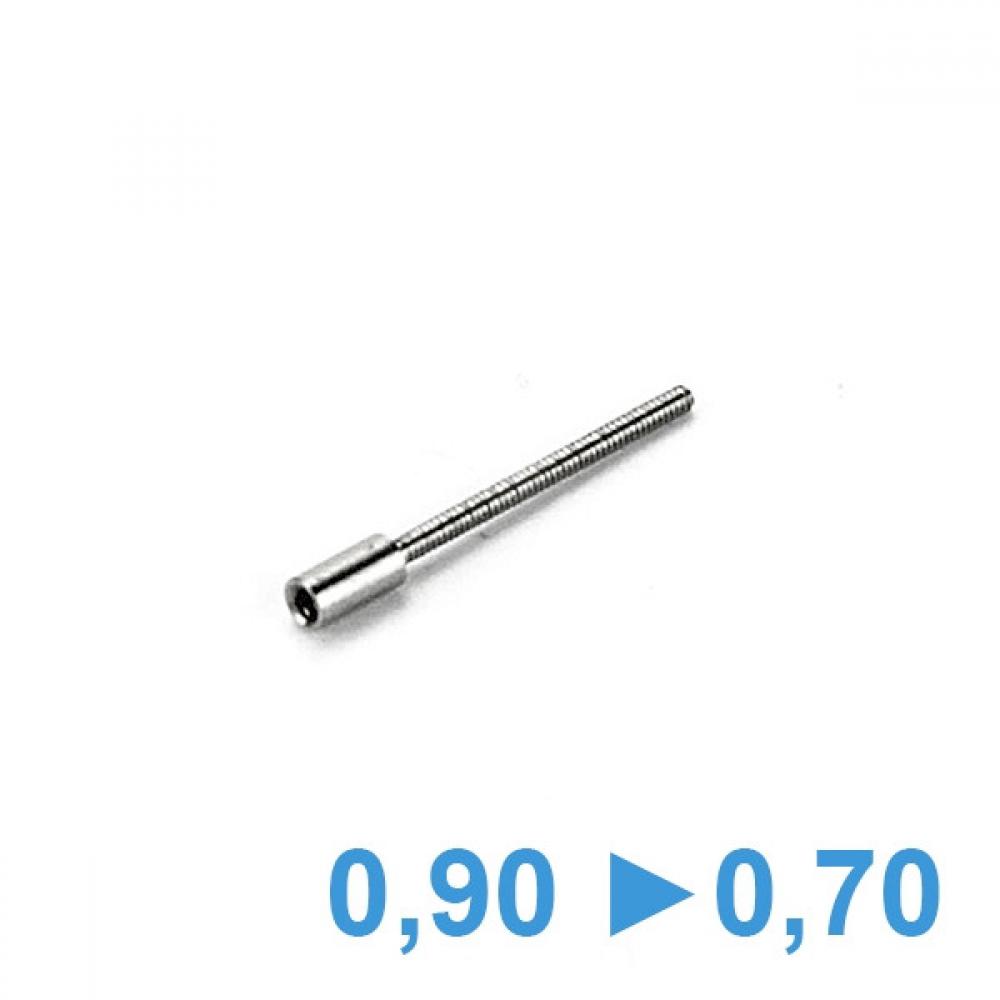 Tige De Remontoir Pour Montre Durowe 451 - Longueur 14.70 Mm, Filetage 90 - Neuf Sans étiquette