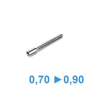Extension convertisseur pour stem de mouvement Swiss Made 0,70 mm - 0,90 mm
