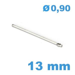 Goupille fendue 13 mm diamètre 0.9 mm pour bracelets métal montre 