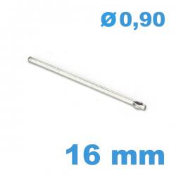 Goupille fendue  bracelet métal  diamètre 0.9 mm Longueur : 16 mm